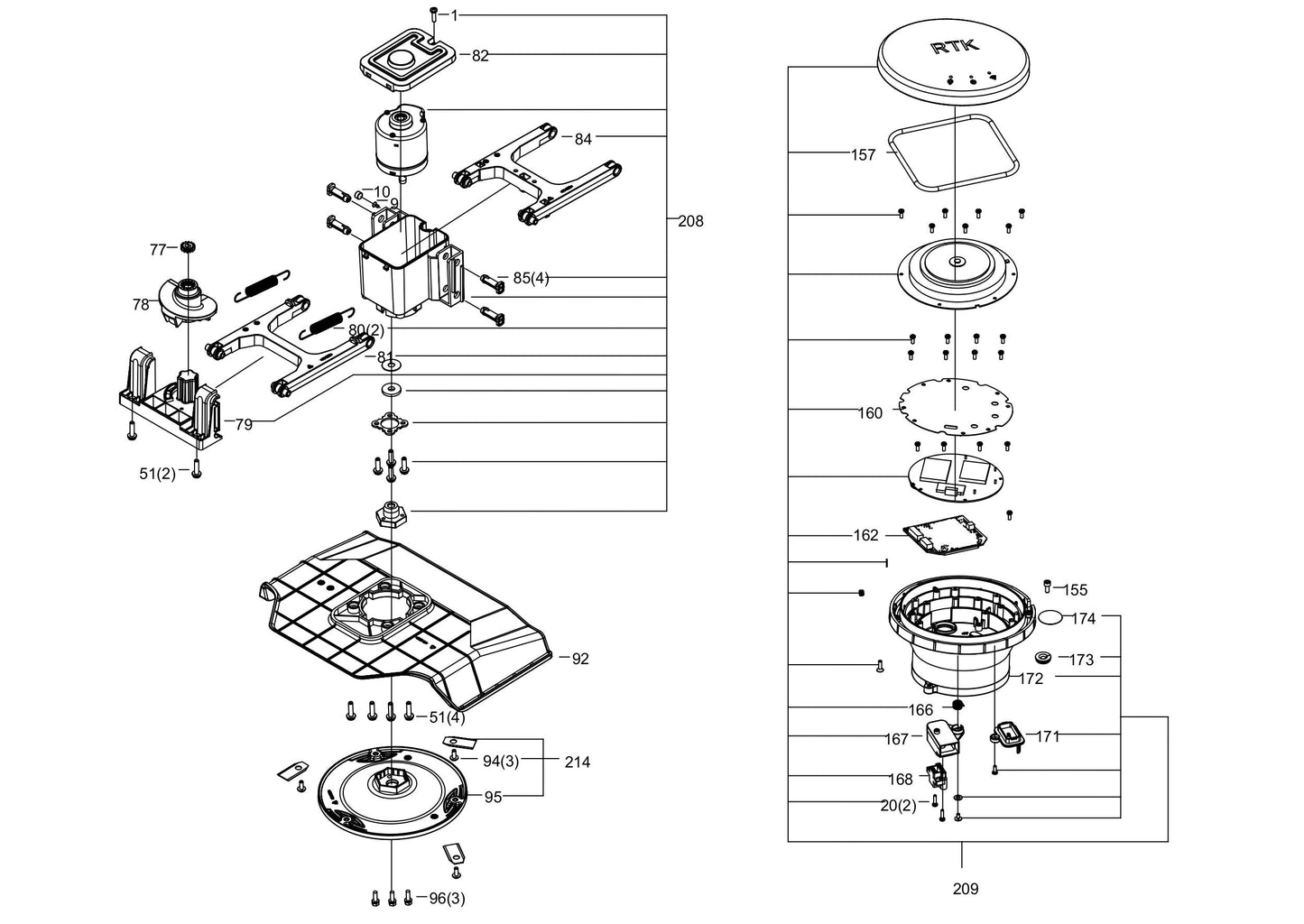 Robot kr160e, 160ea, 161e, 171e, 172e, 172ea, 173e, 174e