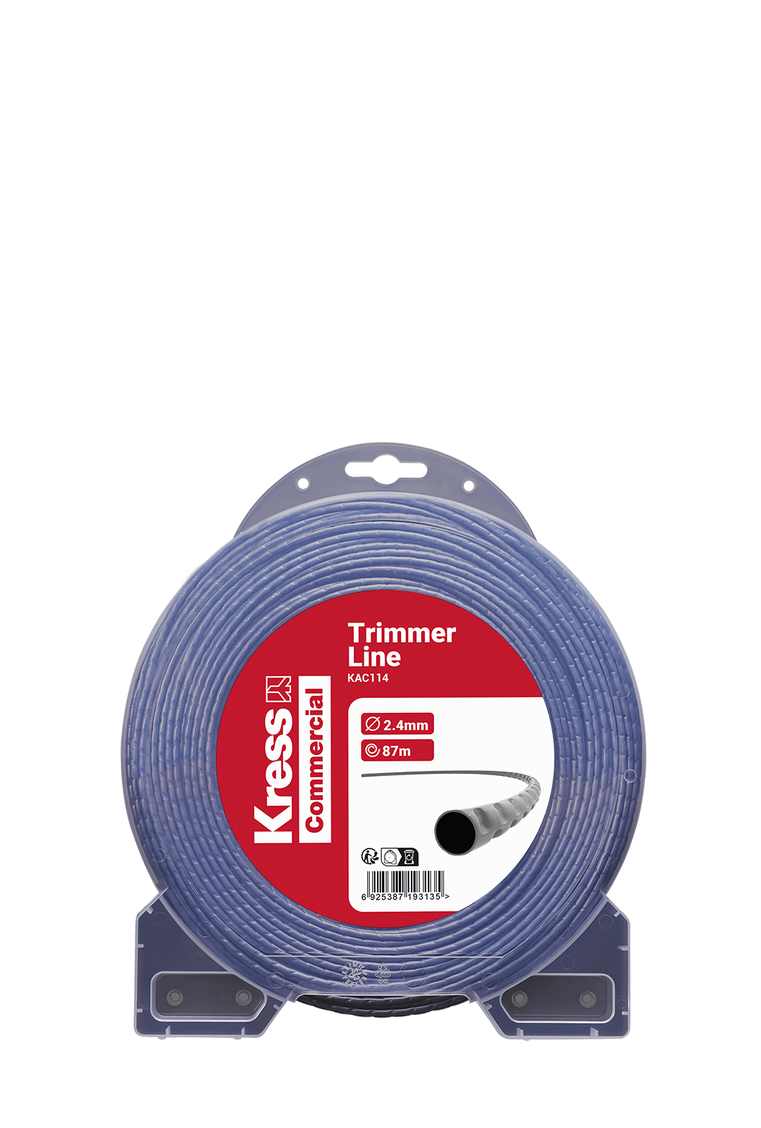 ligne de coupe de 87 m de long et de 2,4 mm de diamètre