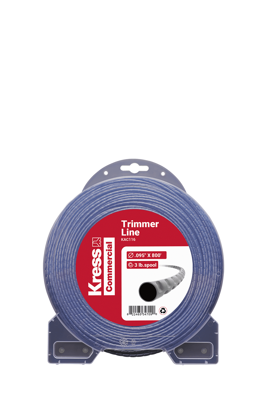 ligne de coupe de 262 m de long et de 2,4 mm de diamètre