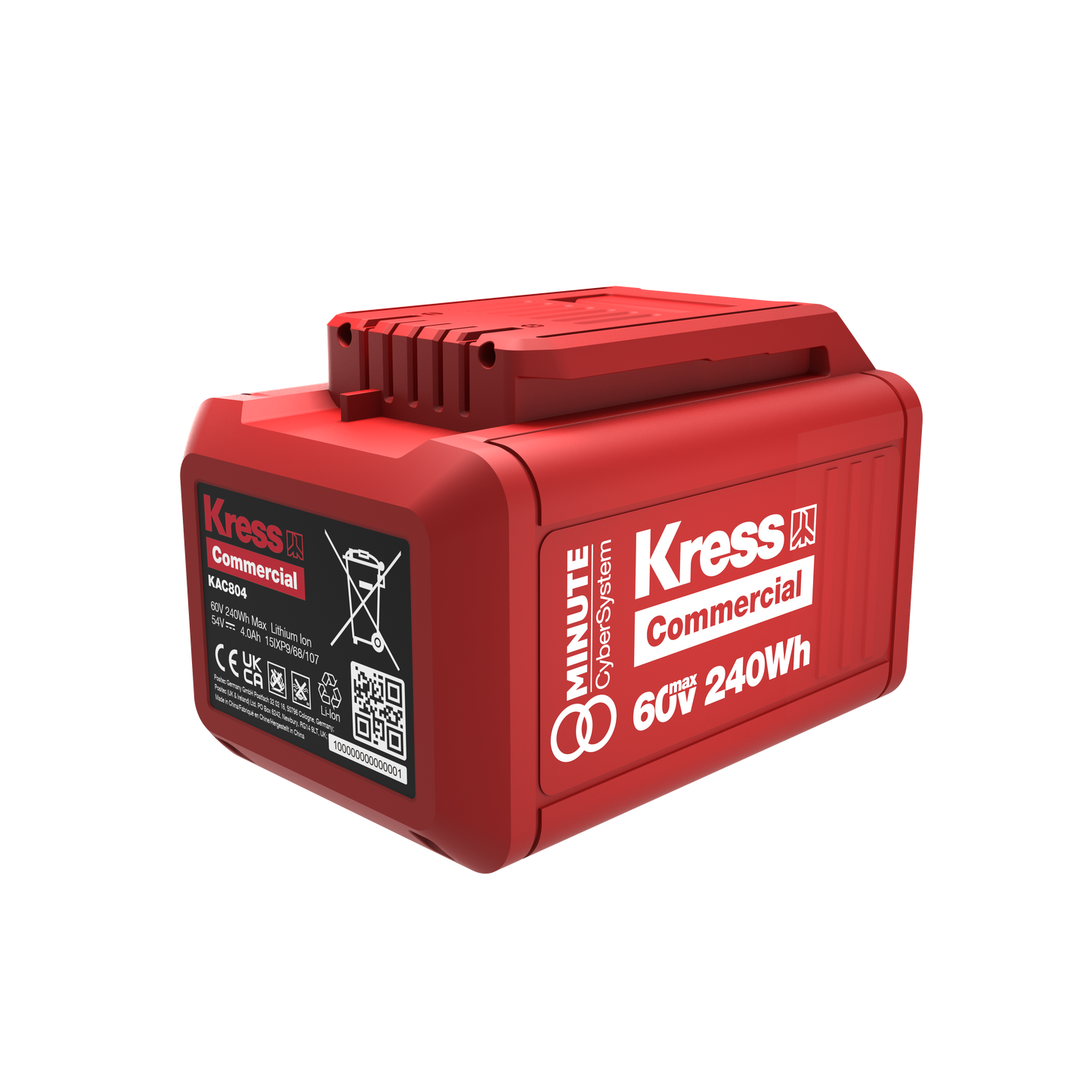 Batterie CyberPack 60 V 240 Wh 8 minutes de Kress Commercial