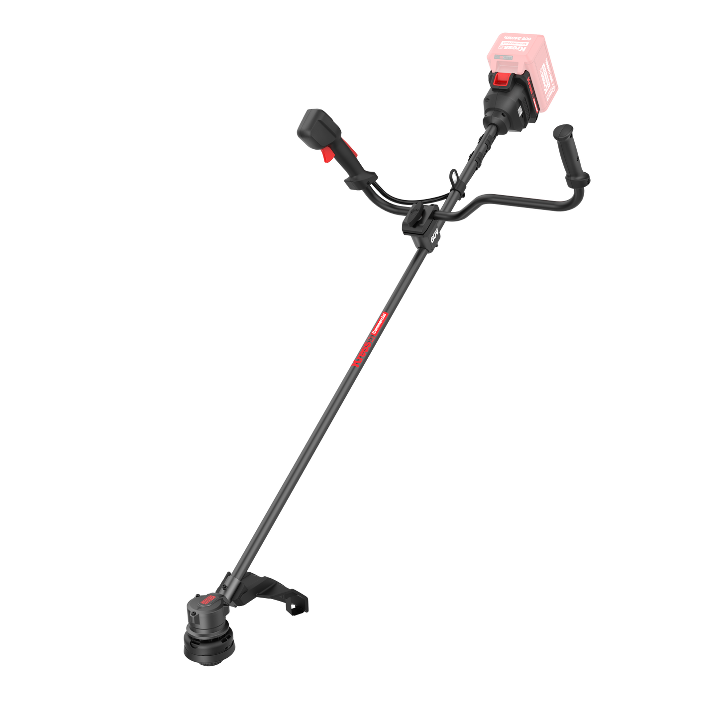 Débroussailleuse à moteur frontal Kress Commercial 60 V 42 cm