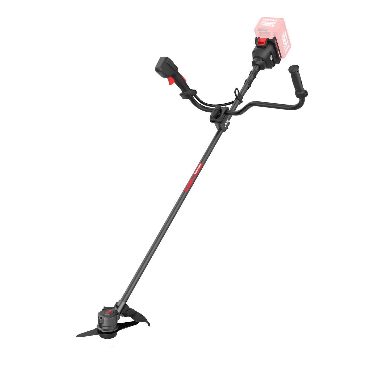 Débroussailleuse à moteur frontal Kress Commercial 60 V 42 cm