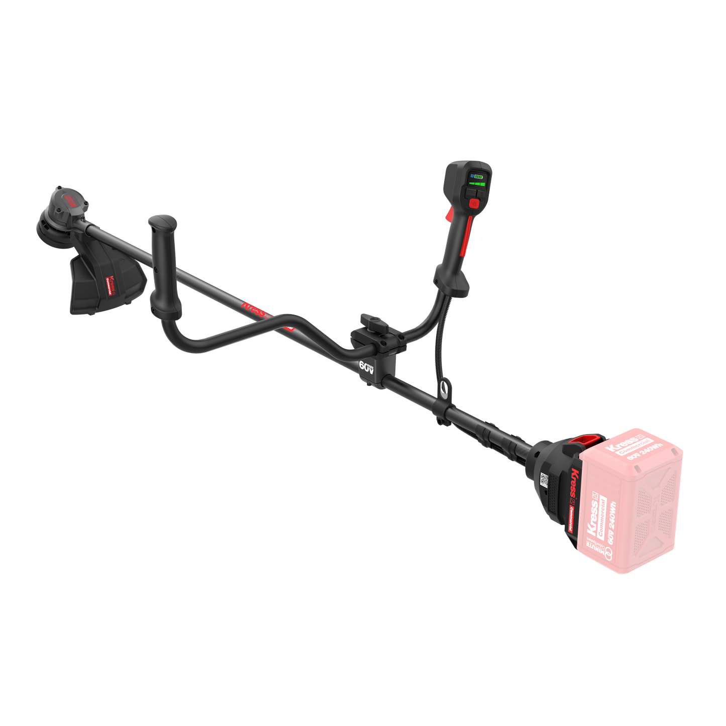 Débroussailleuse à moteur frontal Kress Commercial 60 V 42 cm