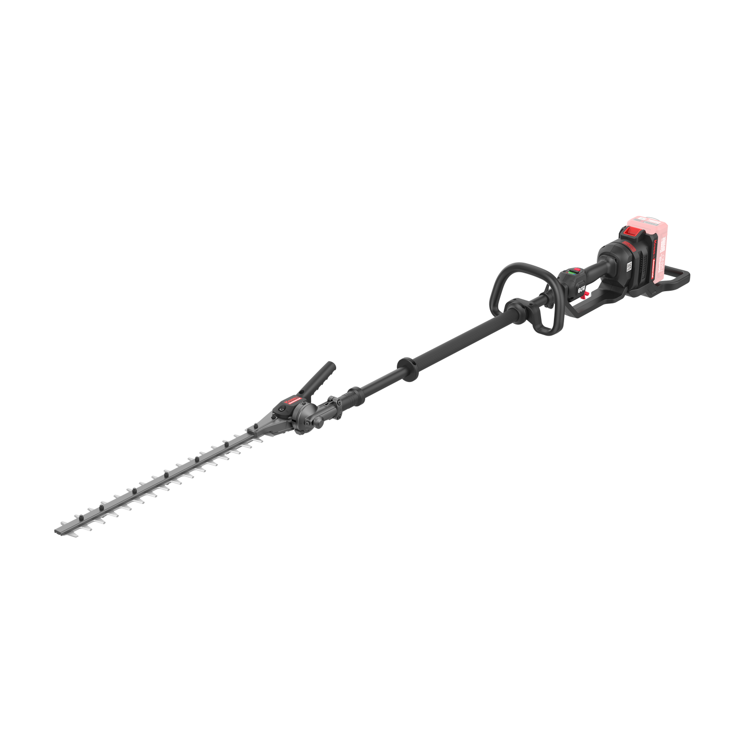 Taille-haie à perche articulée (145°) Kress Commercial 60 V 55 cm à arbre court