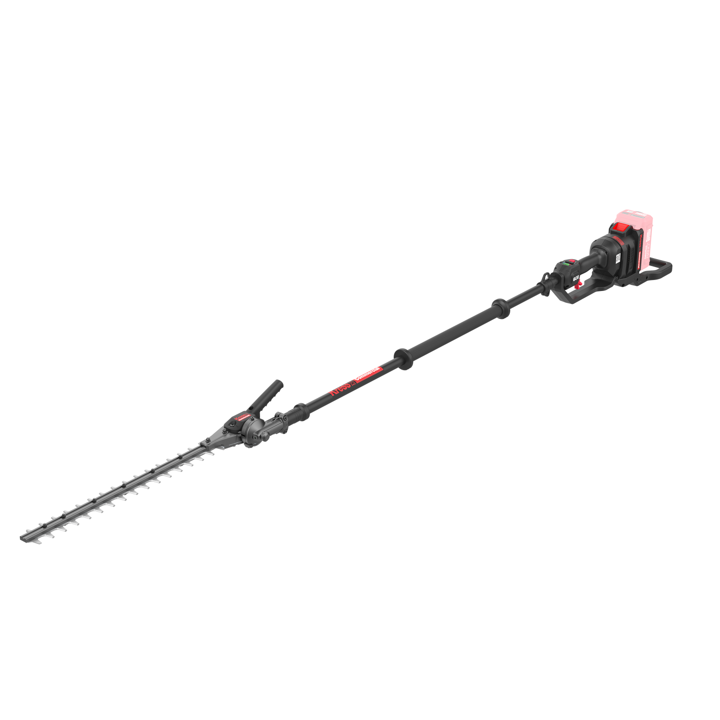 Taille-haie à perche articulé (145°) Kress Commercial 60 V 55 cm de long