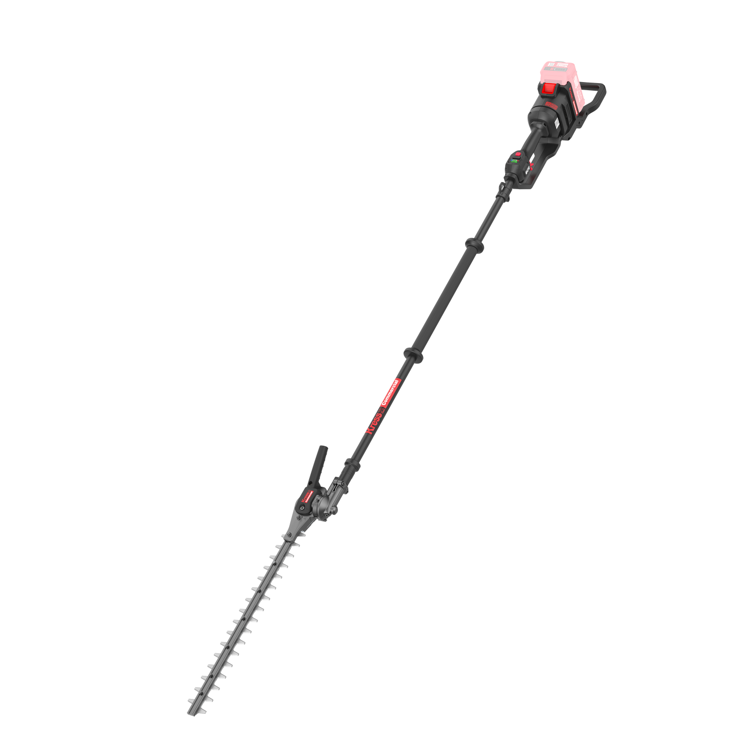 Taille-haie à perche articulé (145°) Kress Commercial 60 V 55 cm de long