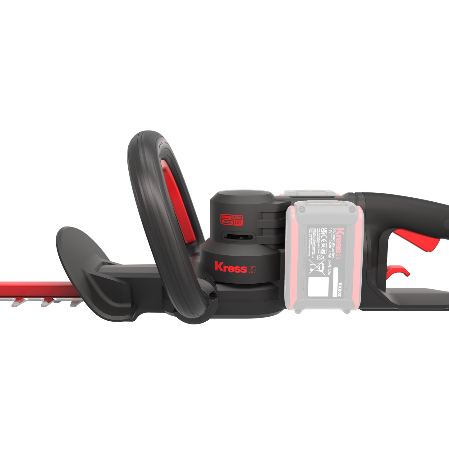 Taille-haie sans balai Kress 40 V 61 cm