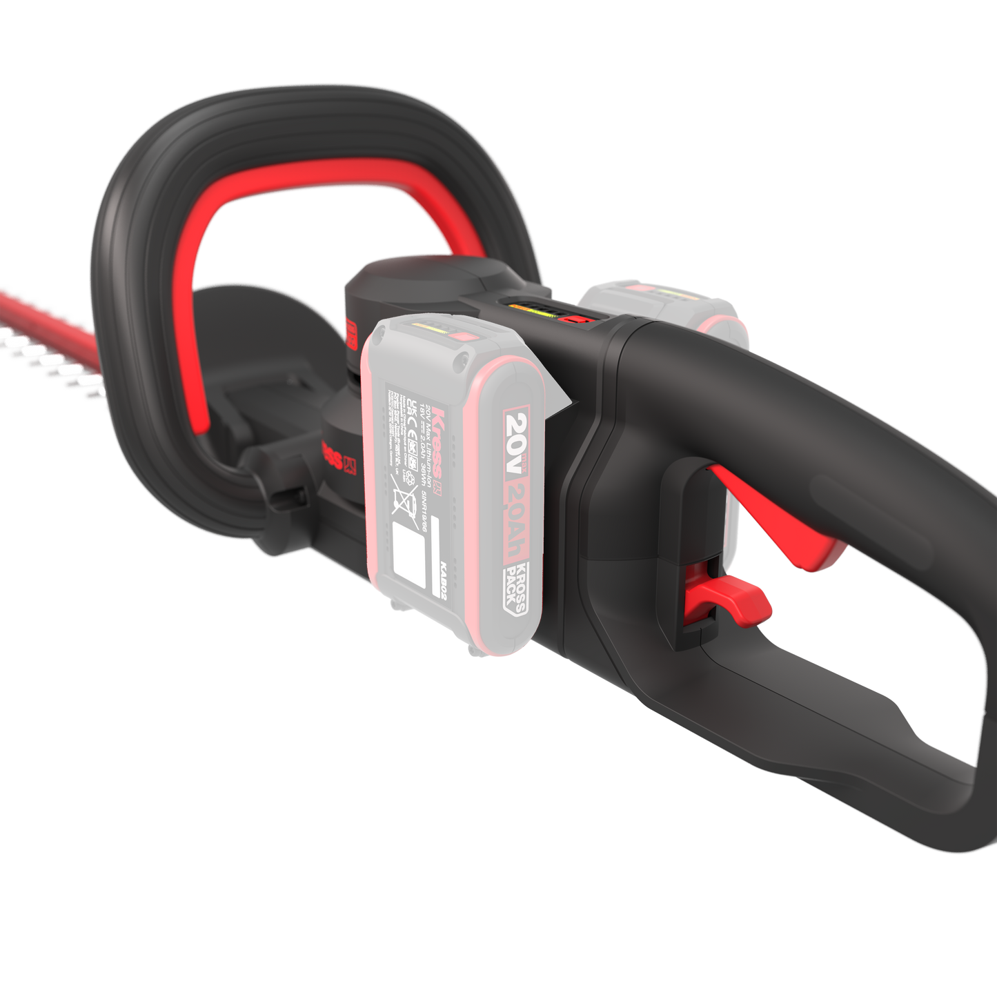 Taille-haie sans balai Kress 40 V 61 cm