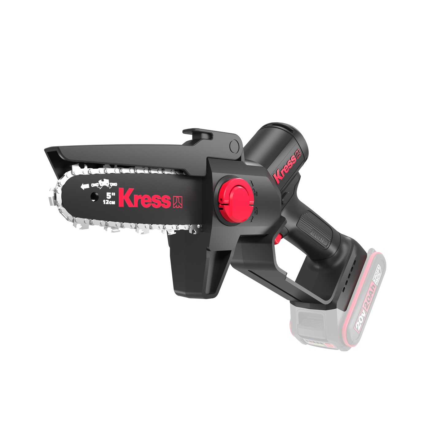 Tronçonneuse à une main Kress 20 V 12 cm moteur brushless