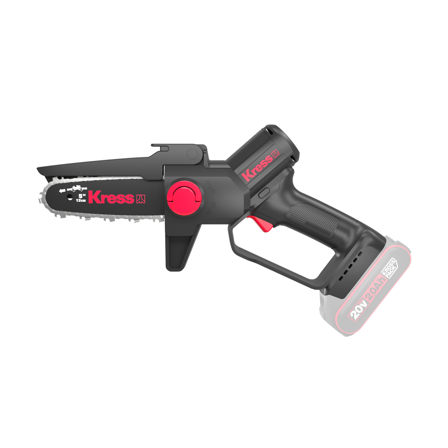 Tronçonneuse à une main Kress 20 V 12 cm moteur brushless