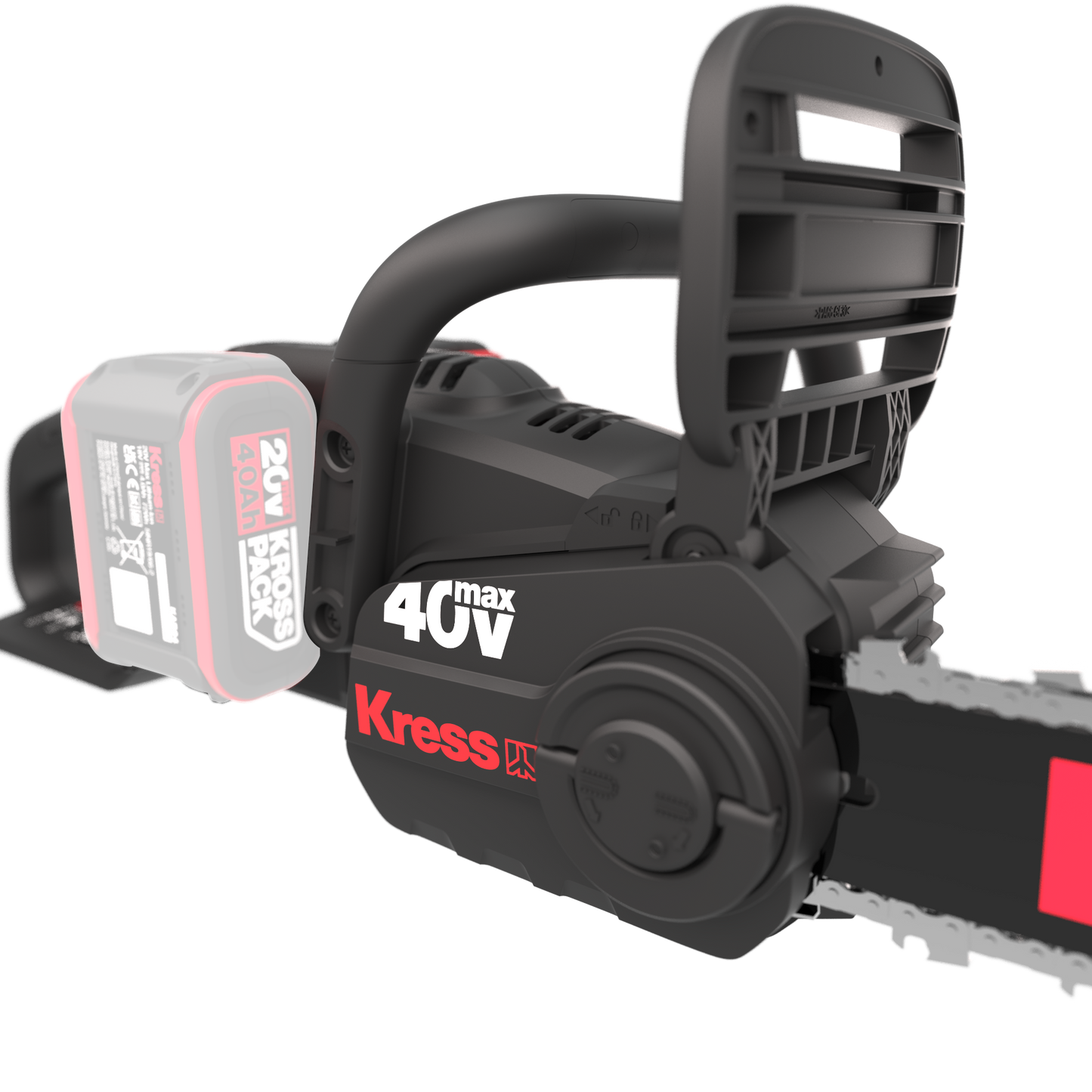 Tronçonneuse moteur brushless Kress 40 V 35 cm