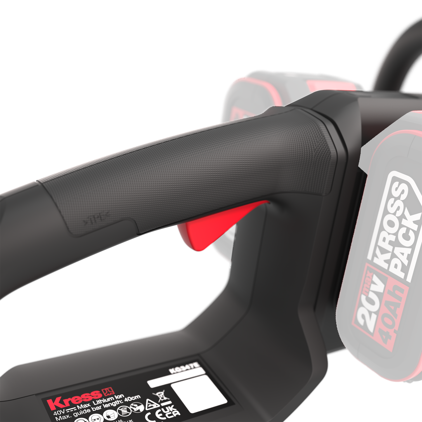 PROMO Tronçonneuse Kress 40 V guide 40 cm ,quatre batteries et un chargeur