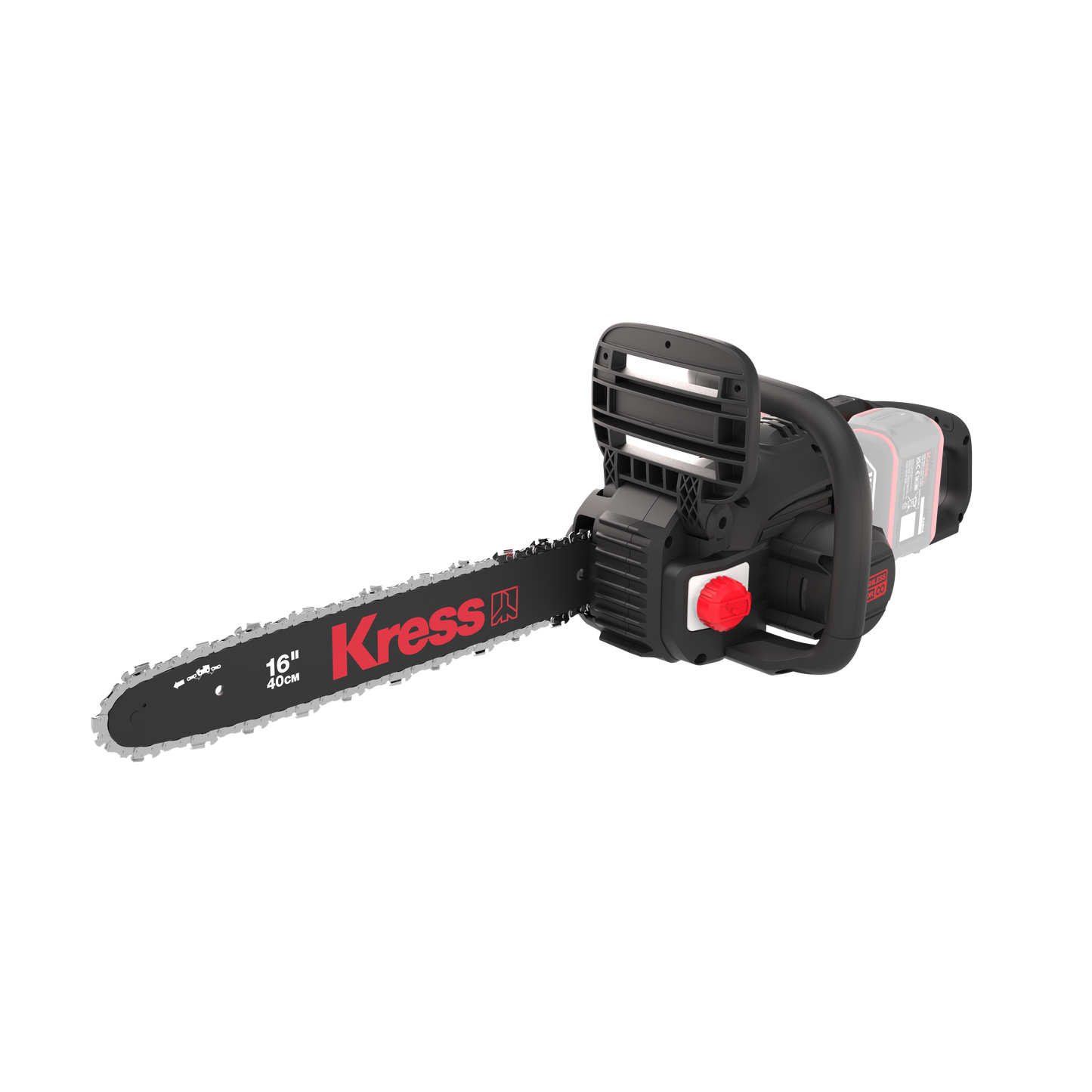 PROMO Tronçonneuse Kress 40 V guide 40 cm ,quatre batteries et un chargeur