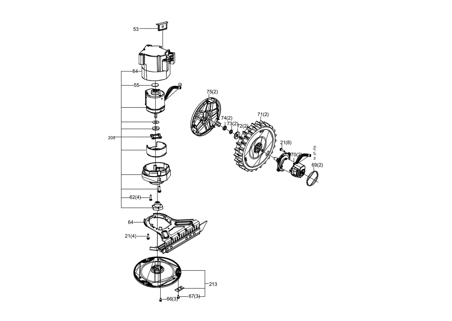 Robot kr120E, 121E, 122E, 123E