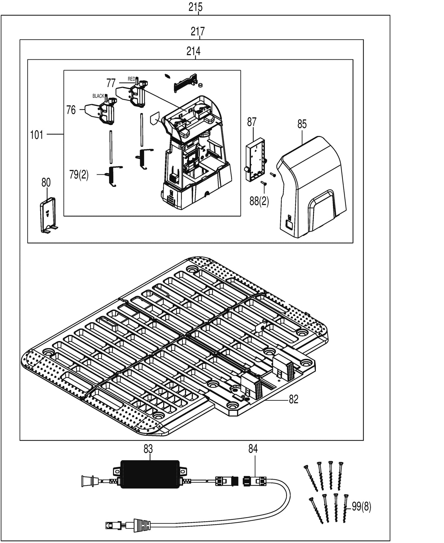 Robot kr120E, 121E, 122E, 123E