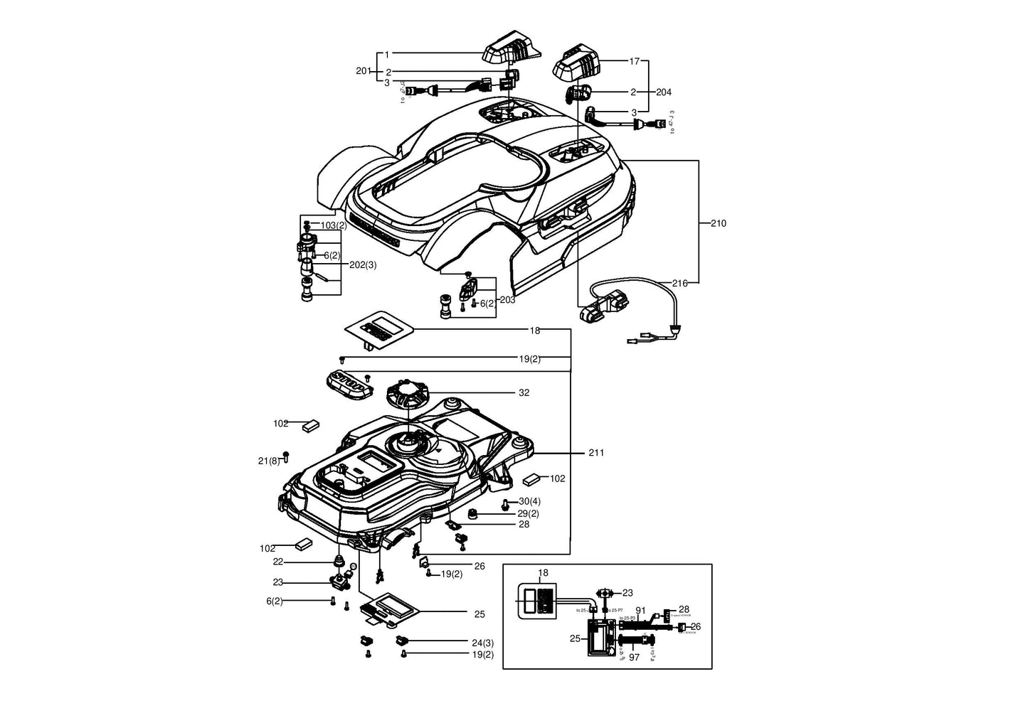 Robot kr120E, 121E, 122E, 123E