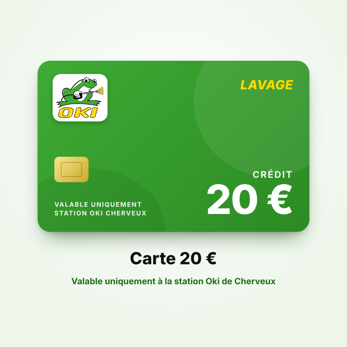 Carte Oki 20€