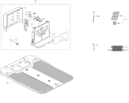 KR281E Spare Parts for Robotic Lawnmowers