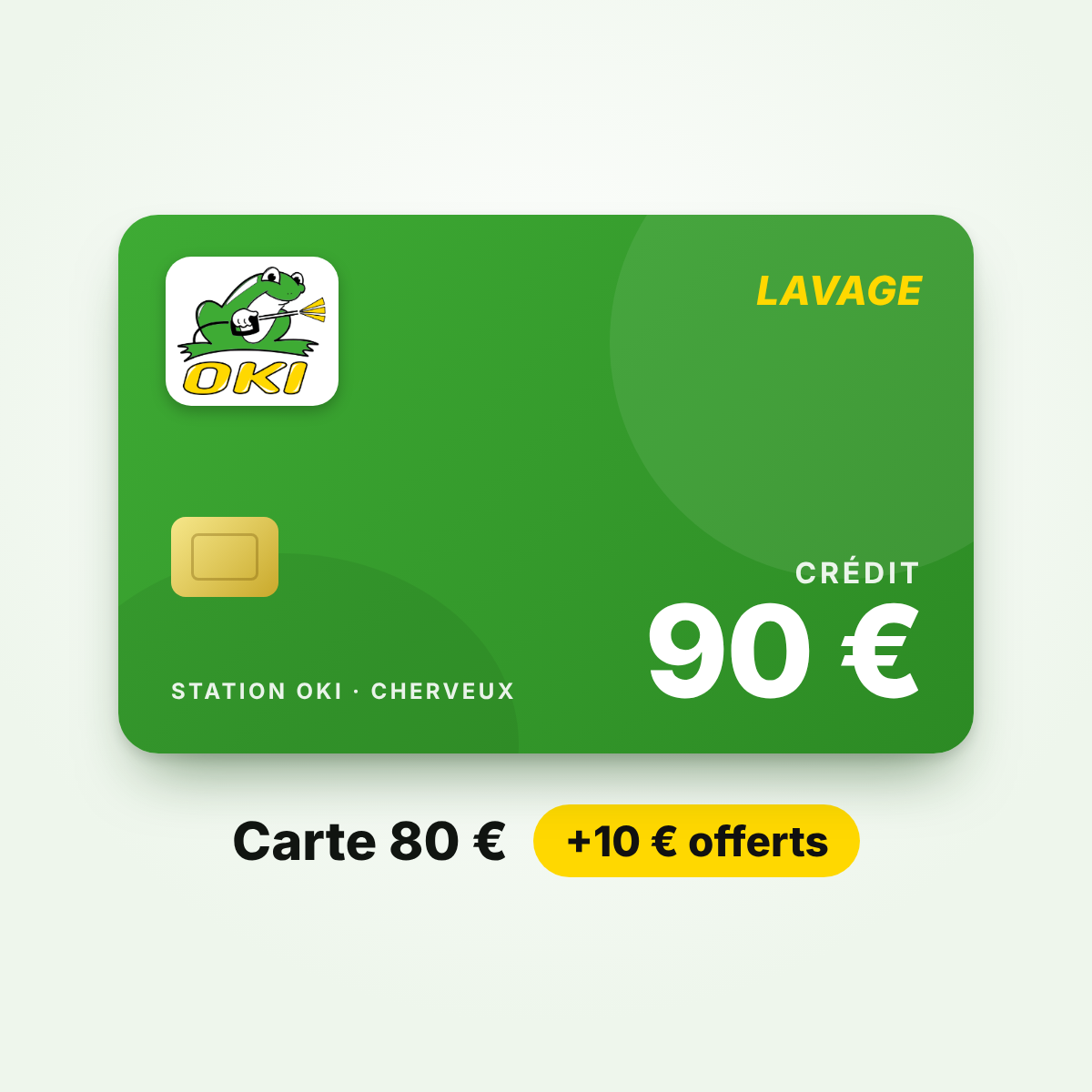 Carte oki 90€